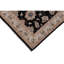 High-Quality Hand-Knotted Black And Beige Area Rug