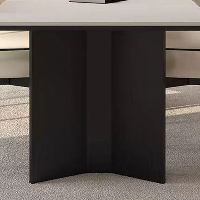 Table de salle à manger en bois massif, H 29,53 po x L 70,87 po x l 31,5 po
