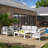 7-Person Aluminum Outdoor Seating Group with Cushions-1257628594