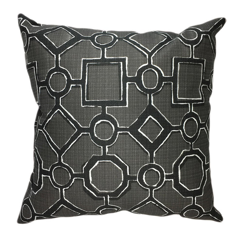 Housse et insert de coussin extérieur d'extérieur, H 17 po x l 17 po