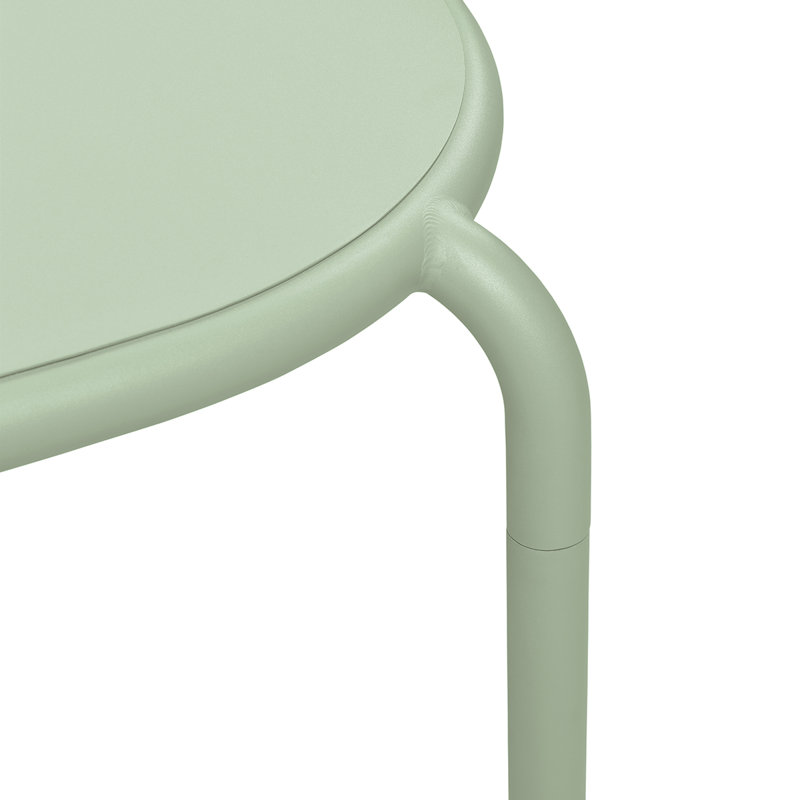 Toni Tablo Outdoor Dining Table Set With Chairs, Mist Green, 4