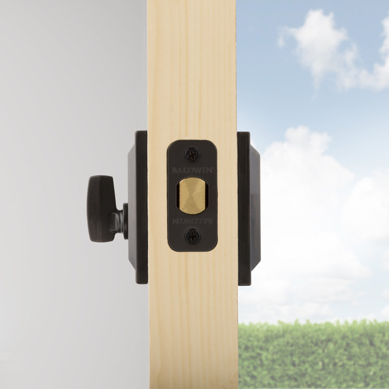Venetian Bronze Single Cylinder Deadbolt with SmartKey Technology