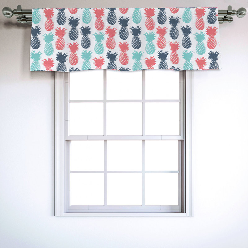 Sateen Ruffled Window Valance
