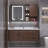 Retro brown vanitie bathroom cabinet