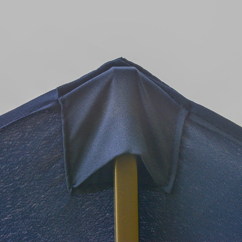 Patio Umbrella, 94.8" H x 181.2" W x 106.8" D, Blue