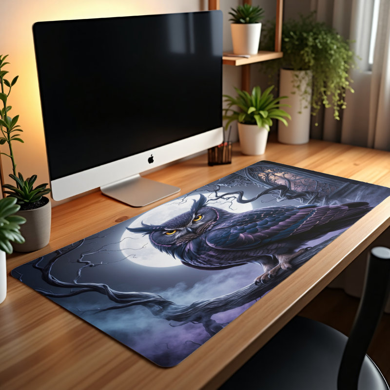 Polyester Desk Pad, 14.4x12.1