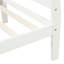 Twin Platform Bed - Solid Wood Build In White With Headboard/ Constructed Head/