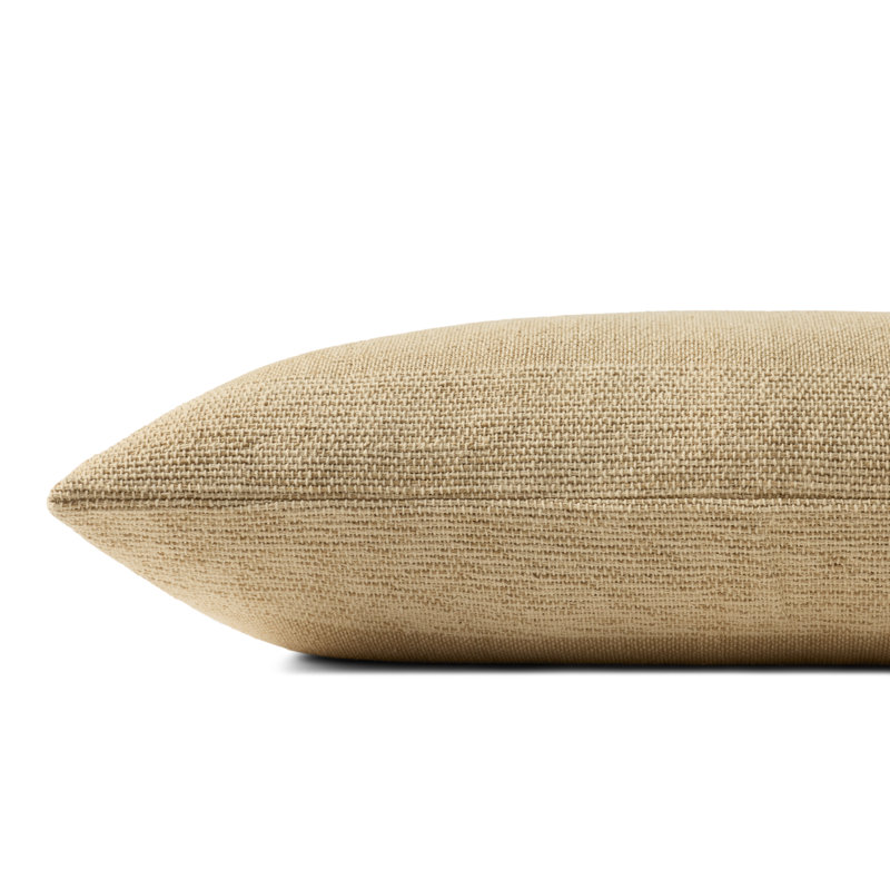 Coussin décoratif Leanne Ford x Loloi Medlock, Beige clair, Mélange de duvet