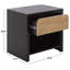 Table de chevet Halcyon Travertine