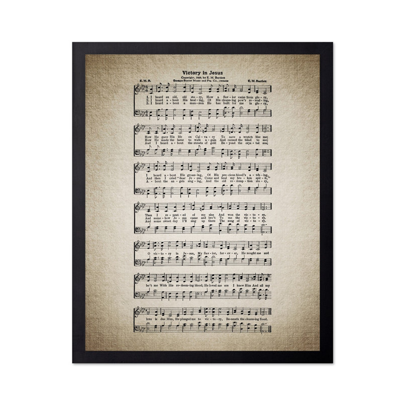 Victory in Jesus, Unframed, Poster, 08"H x 10"W