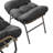 Charlcy Outdoor Wicker Rocking Chair With Ottoman And Cushions-1494312041