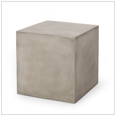 Table d'appoint d'extérieur MGO, gris clair