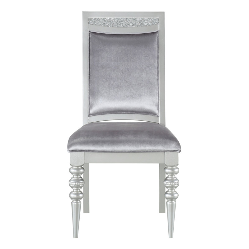 Ensemble de 2 chaises d'appoint rembourrées Platinum