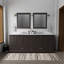 Duke l 84 po x P 22 po. Double meuble-lavabo et miroirs-1421250547-1345480663