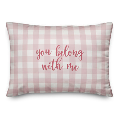 Plaid Throw Pillow