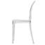  Chaise d'appoint transparente en acrylique transparent