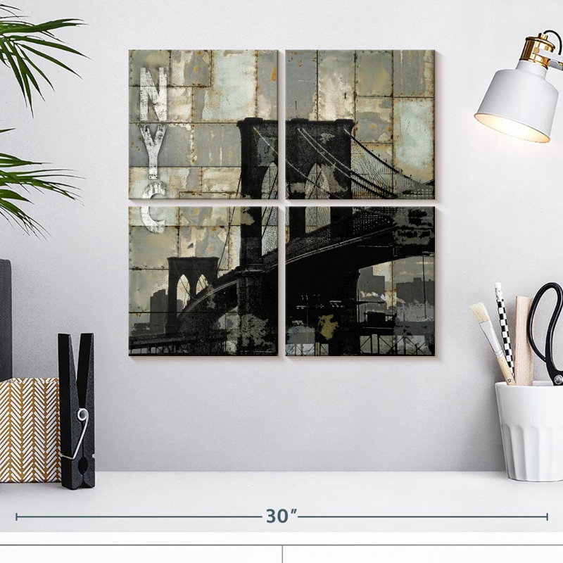 Nicci NYC Industrial II, H 18 po x l 18 po