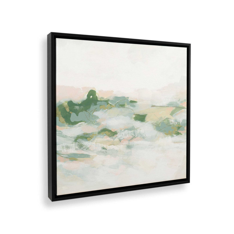 «Pastel Wilderness I», reproduction sur toile, H 12,75 po x l 12,75 po, Noir satiné