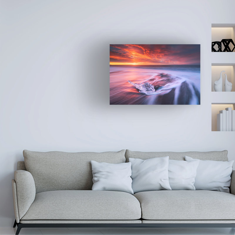 Art sur toile, Jingshu Zhu, H 12 po x l 19 po