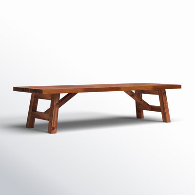Catelynn Rectangular Acacia Solid Wood Plant Stand by Wade Logan