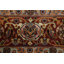 Tapis ivoire en laine noué à la main de conception unique 5 pi 11 po x 9 pi 3 po New Age
