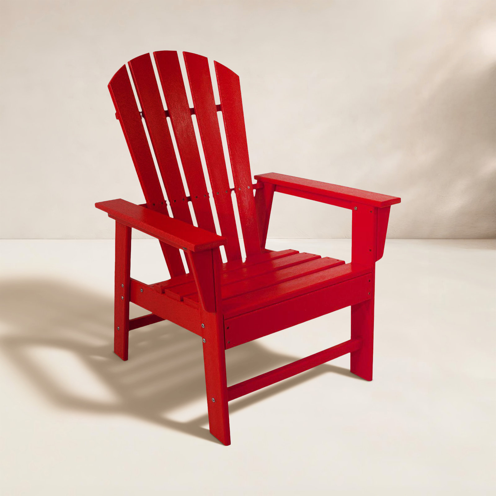 POLYWOOD® South Beach Adirondack Chair, Sunset Red