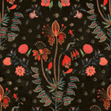 Hippie Spirit Floral Wallpaper Roll