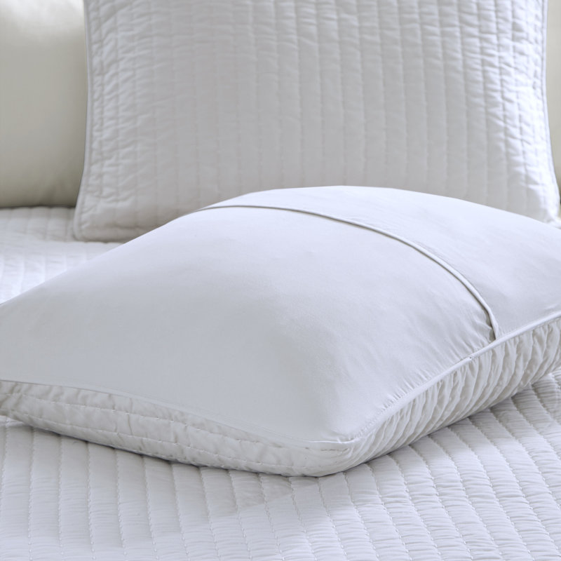 White Twin Reversible Microfiber Quilt Coverlet Set