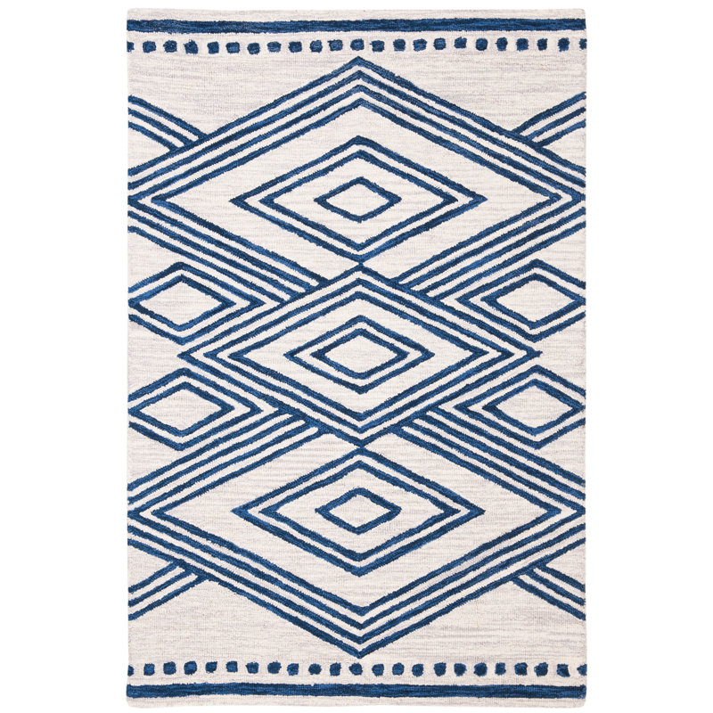 Vedika Hand Tufted Wool Southwestern Rug, Rectangle 3' x 5'