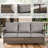 Tapash Premium Outdoor Rattan Sofa Set With 2 Swivel Glider Chairs, 2 Ottoman Footrests & 41" Gas Fire Pit Table  Comfortable Weatherproof Furniture For Patios, Decks, And Gardens.-106892393