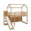 Lit mezzanine simple avec tablettes et lumière-120034832