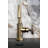 Kingston Brass Webb Single-Handle 1-Hole Deck Mount Bathroom Faucet with Knurled Handle and Push Pop-Up Drain-101073220