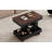 U-Can Adjustable End Table with Wheels, Modern Multifunctional Sofa Side Table with Lift-Top, 360°Rotating Top and Storage Space for Living Room, Small Space-577522569