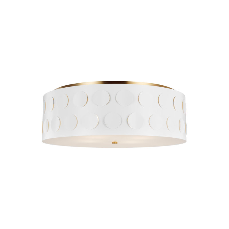 Plafonnier encastré 4 lumières 27,4 po Dottie, Bronze brillant