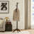 Pon 7 Tier Coat Rack W 11 Hooks And Tripod Base, 70 Inch Dark Brown-119043990
