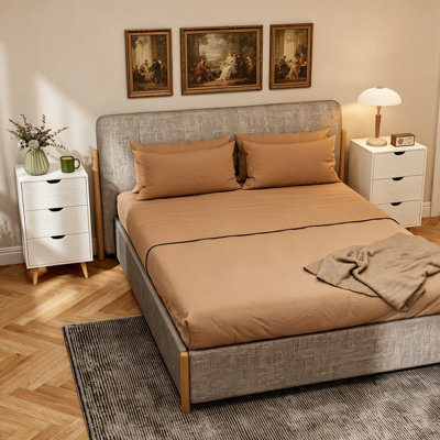 40cm W Particle Board Bedside Table