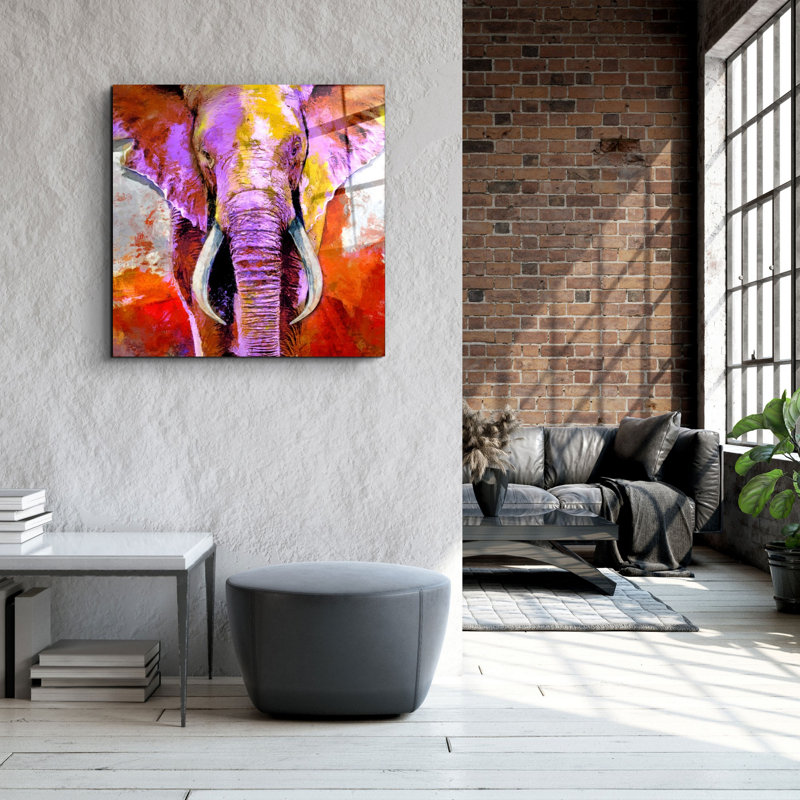 Superbe peinture décorative en verre trempé de 19,7 po x 19,7 po | 100% verre trempé, épaisseur: 0,16 pouce | Impression UV pour des couleurs éclatantes | Parfait pour la décoration intérieure, le salon ou le bureau