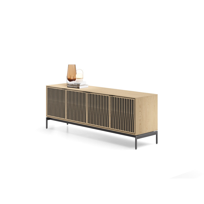 Elements - Cabinet with Console Base - Tune Door, Washed Oak