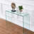 Arvani Glass Console Table-1618125280