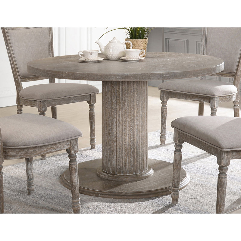 Jaron Round Solid Wood Dining Table