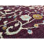 Tapis unique nouvel âge 4 pi x 6 pi en mauve / aubergine / bleu clair Lahore