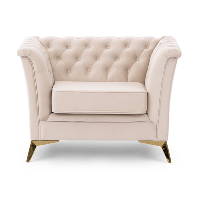 Whitby Velvet Chesterfield Chair