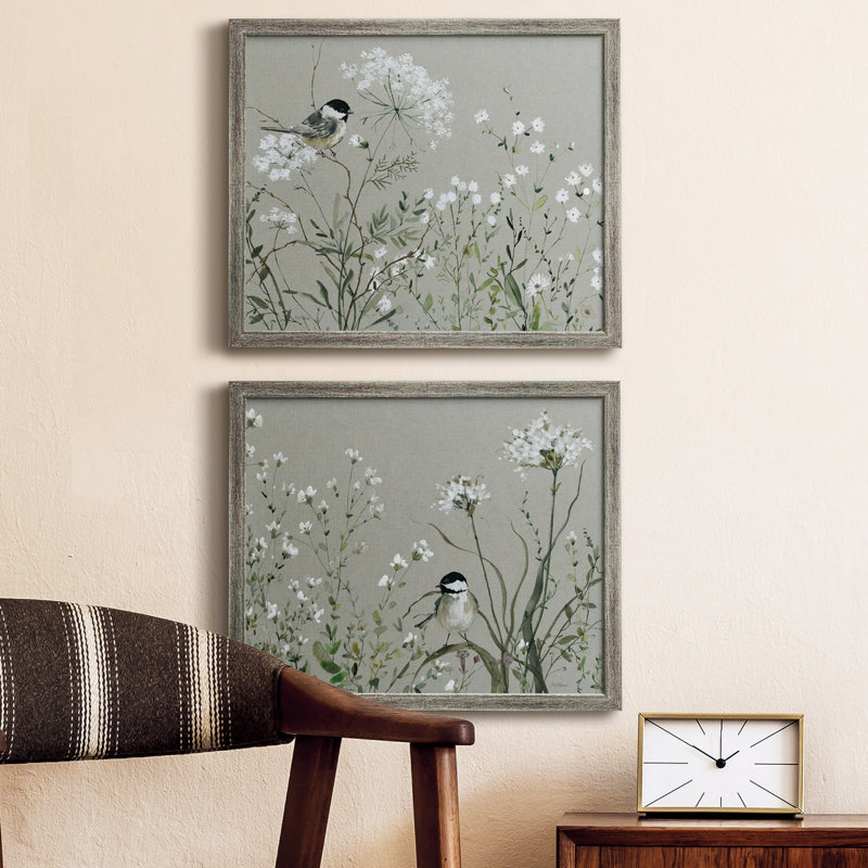 Bouquet Of Grace Meadow I - ensemble de 2 reproductions de cadres photo