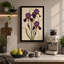 Purple Iris Study Botanical - Wrapped Canvas-2113550027-2113550037