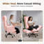 Big and Tall Office Chair, Flip Armrests for Pets & Cross Legged Sitting, Executive Ergonomic Computer Gaming Chair with Foot Rest-709169082-720491134