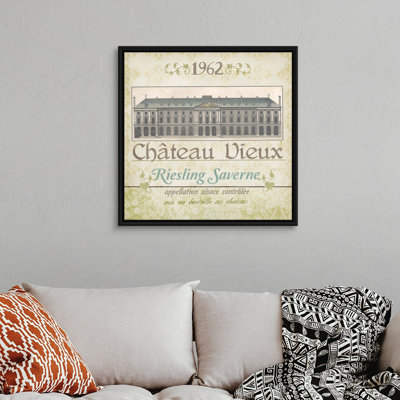 «White Wine Labels III», reproduction d'impression sur toile