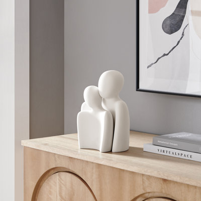 Leiona Matte Abstract Nesting Ceramic Sculpture