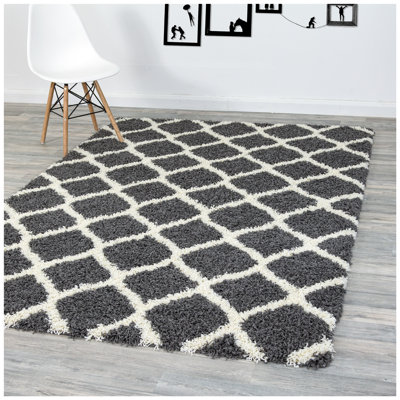 Tanglewood Geometric Shag Area Rug