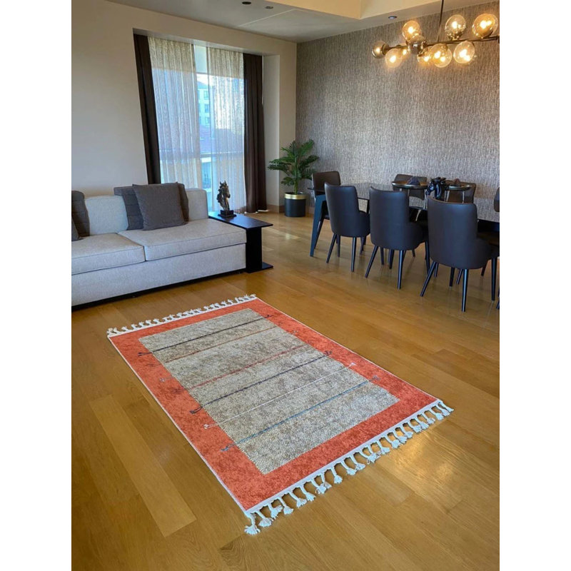 Tapis Laquel avec envers antidérapant, Rectangle 3 pi 11 po x 13 pi 1 po