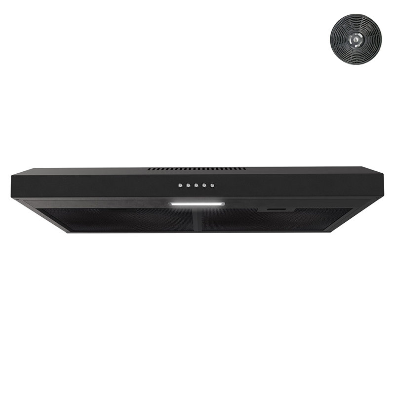 Hotte sous un meuble convertible 30 "80 pieds cubes par minute avec filtre grillagé et lumière Streamline Coserza